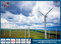 ASTM A123 galvanisierte Wind-Energie-Stahlgetriebe Polen Q235 galvanisierte Polen