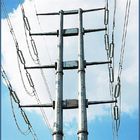 Flansch verbundene Stahlenergie-elektrische Strommaste für Netzverteilungs-Linie