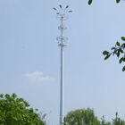 Teleskopische Telekommunikations-Türme HDG, Monopole Zellturm mit Lichtern