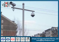 Straßen-Straße Cctv-Kamera Pole, Ampel-heißes Stahlbad galvanisierter Pole