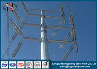 Konischer Stahlgetriebe-Pole-Verteilungs-Transformator-achteckiges elektrisches Metall Pole