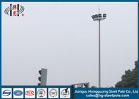 Heißes Bad galvanisierter heller Pole konischer hoher Mast-helles Polen Q345 ISO9001