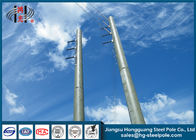 Kundengebundene heiße Rolle Q235 elektrischer Stahlpole für Fernleitungen