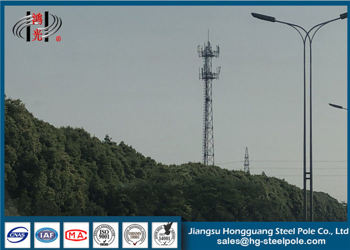 Turm-Industrie-achteckige Antenne Pole der Telekommunikations-Q235 für den Rundfunk